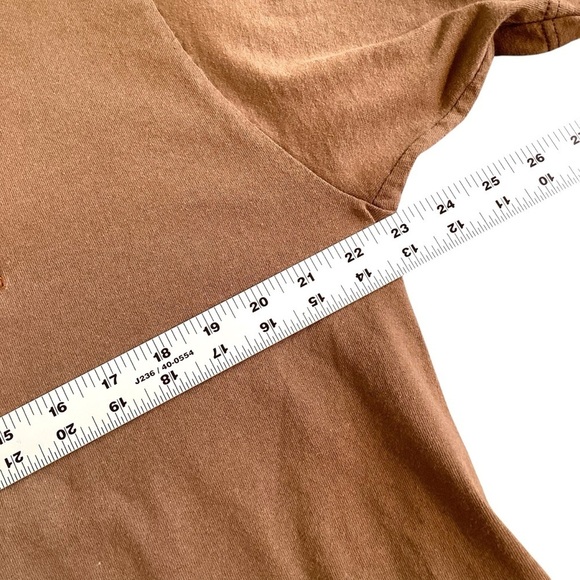 Vintage San Francisco Tultex T-Shirt – Brown with Embroidered Skyline – Size XL - Picture 4 of 6